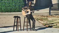 Muskogee - Estatua de Merle Haggard