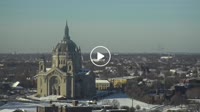Saint Paul - State capitol, cathedral
