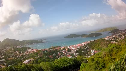 Weekino Ornamento Natale – Castello Di Barbanera, Charlotte Amalie, Isole Vergini – Decorazione In Ceramica Dipinta A Mano (7,2 Cm)